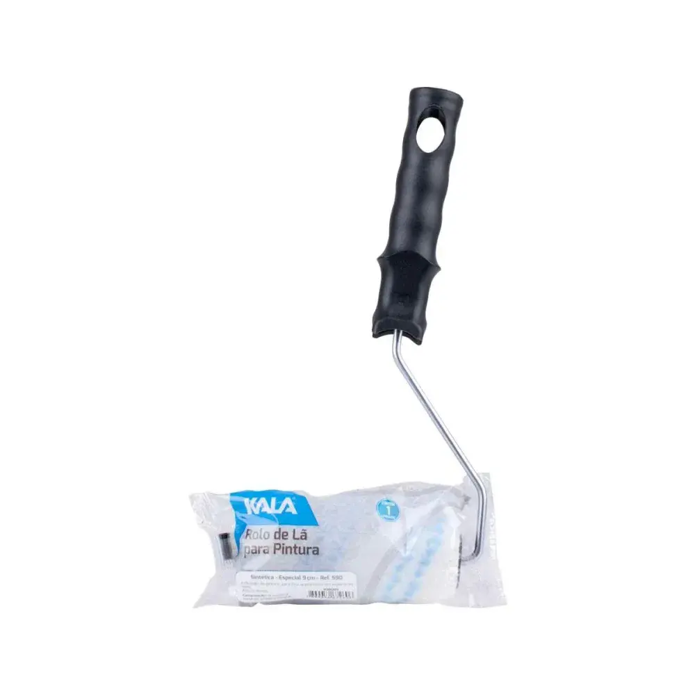 Rolo para pintura lã sintética especial 9CM Kala — fotografia 5