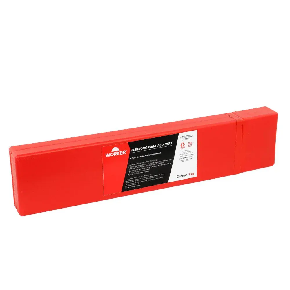 Eletrodo para inox E308L 2,5MM 2KG Worker — fotografia 5