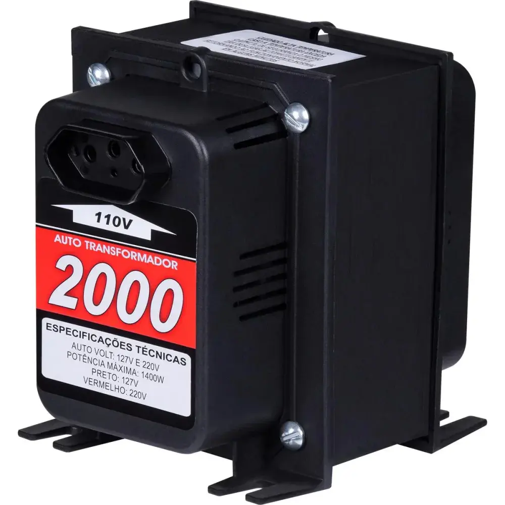 Autotransformador tripolar 2.000VA 1400W bivolt Kitec — fotografia 6