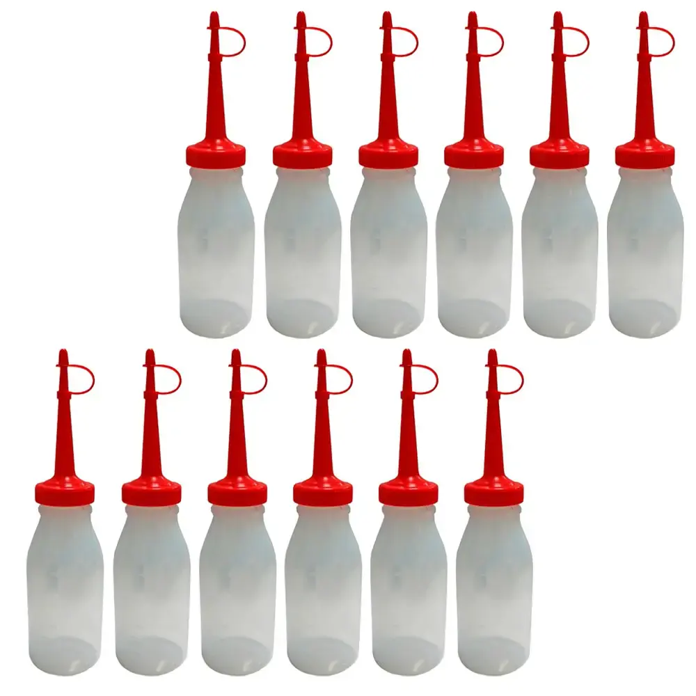 Almotolia plástica 500 ML bico reto branca 42 kit com 12 peças ecoplas — fotografia 5