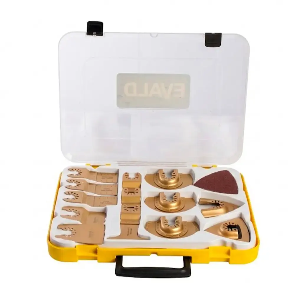 Kit de acessórios para multiferramenta oscilante kit 23 peças e maleta EKMFO-23 Evald — fotografia 3
