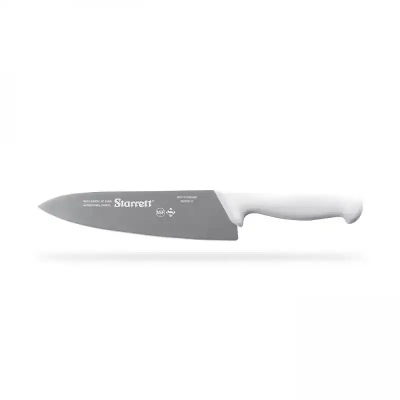 Kit de facas chef com cutelo branco BKK-6W1 com 6 peças Starrett — fotografia 2