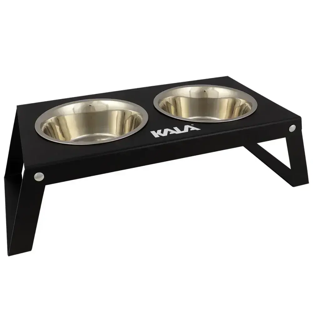 Bebedouro e comedouro em aço inox 2KG Kala — fotografia 5