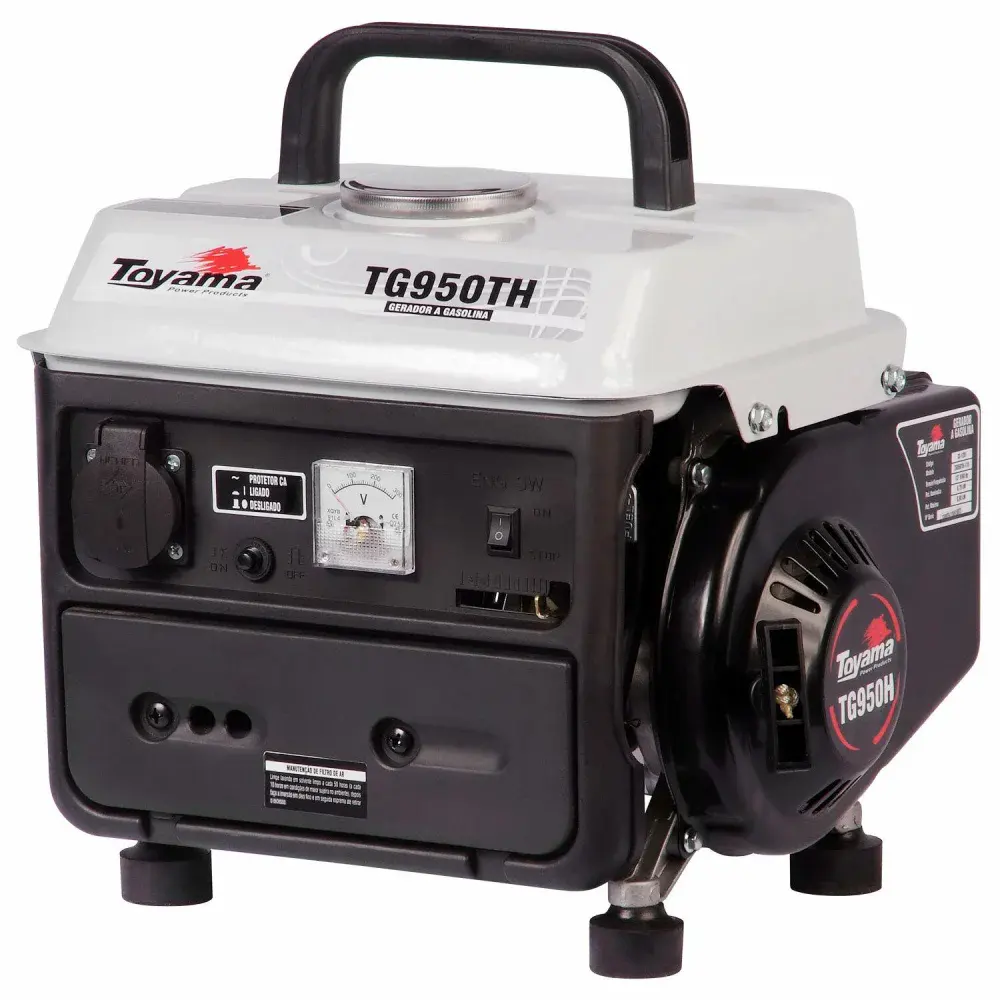 Gerador de energia a gasolina 800W home TG950TH Toyama - 220V — fotografia de referência