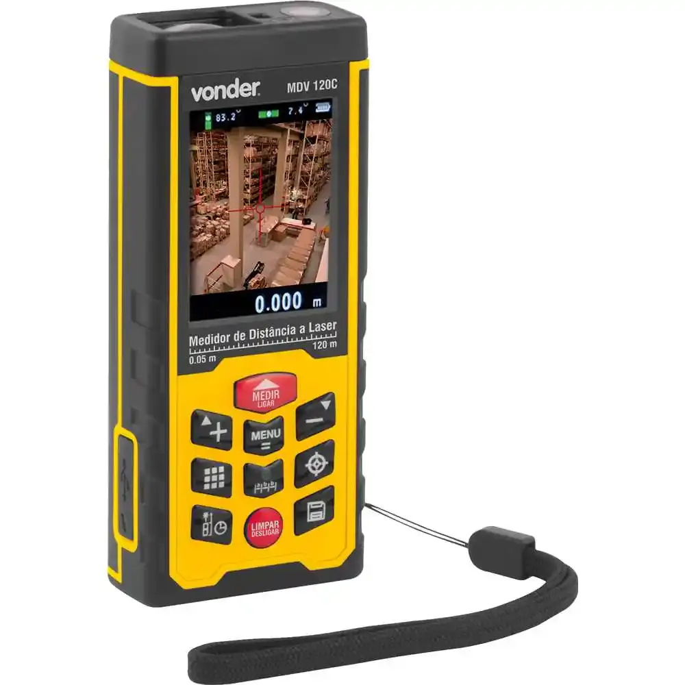 Medidor de distância a laser 120 metros MDV120C Vonder