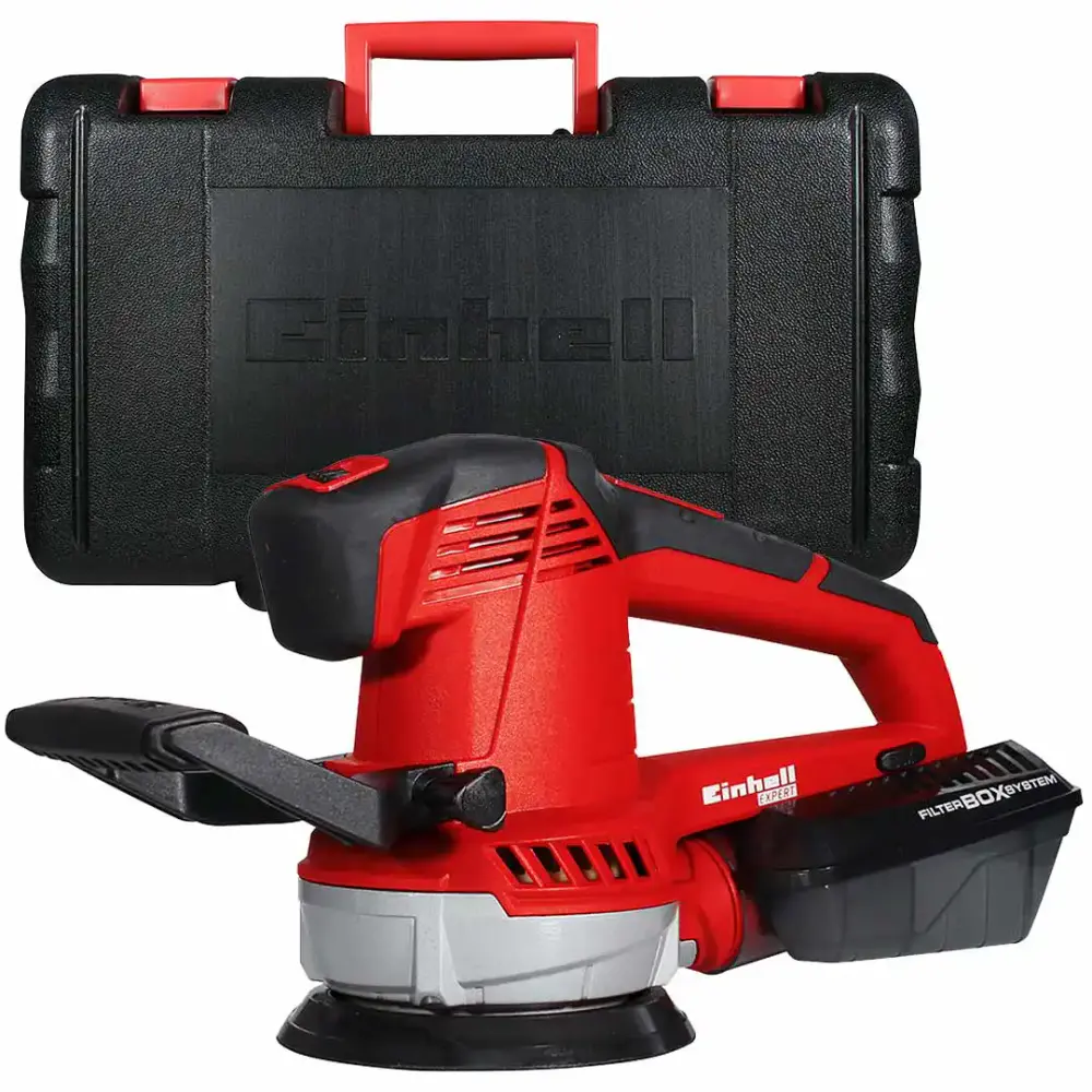 Lixadeira roto-orbital 400W 5 POL com maleta e coletor te-rs 40 e Einhell 110 V