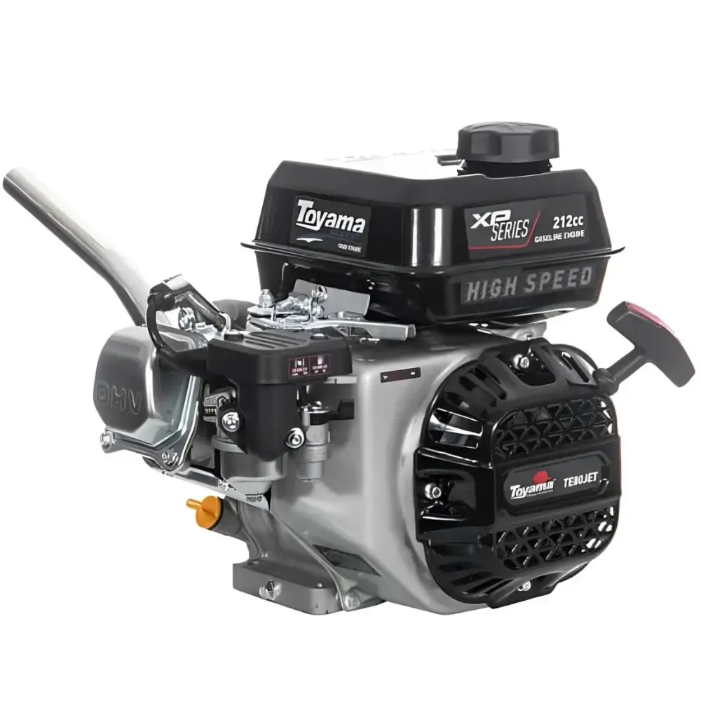 Motor gasolina 8 HP 4 tempos partida manual para rabeta TE80JET-HS-XP Toyama — fotografia de referência