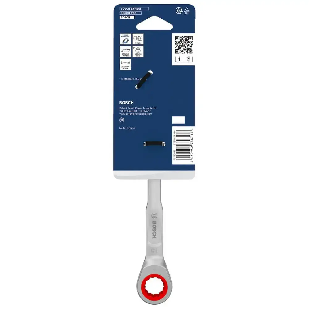 Chave catraca combinada 15MM bosch Bosch Ferramentas Manuais — fotografia 3