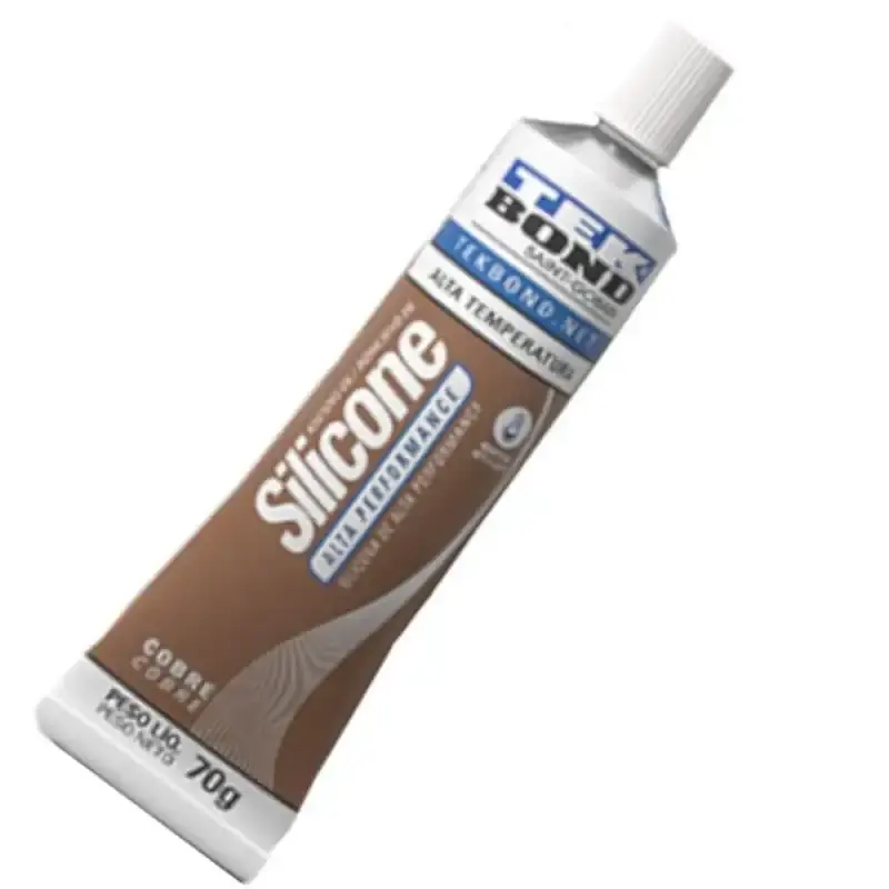 Silicone adesivo neutro alta temperatura oxi cobre 70 GR 22104002200 Tekbond — fotografia de referência