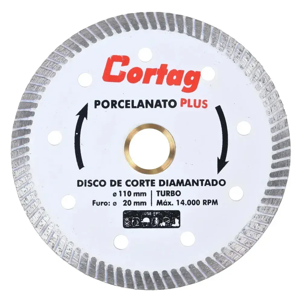 Disco diamantado porcelanato 110MMX20MM Cortag — fotografia 4