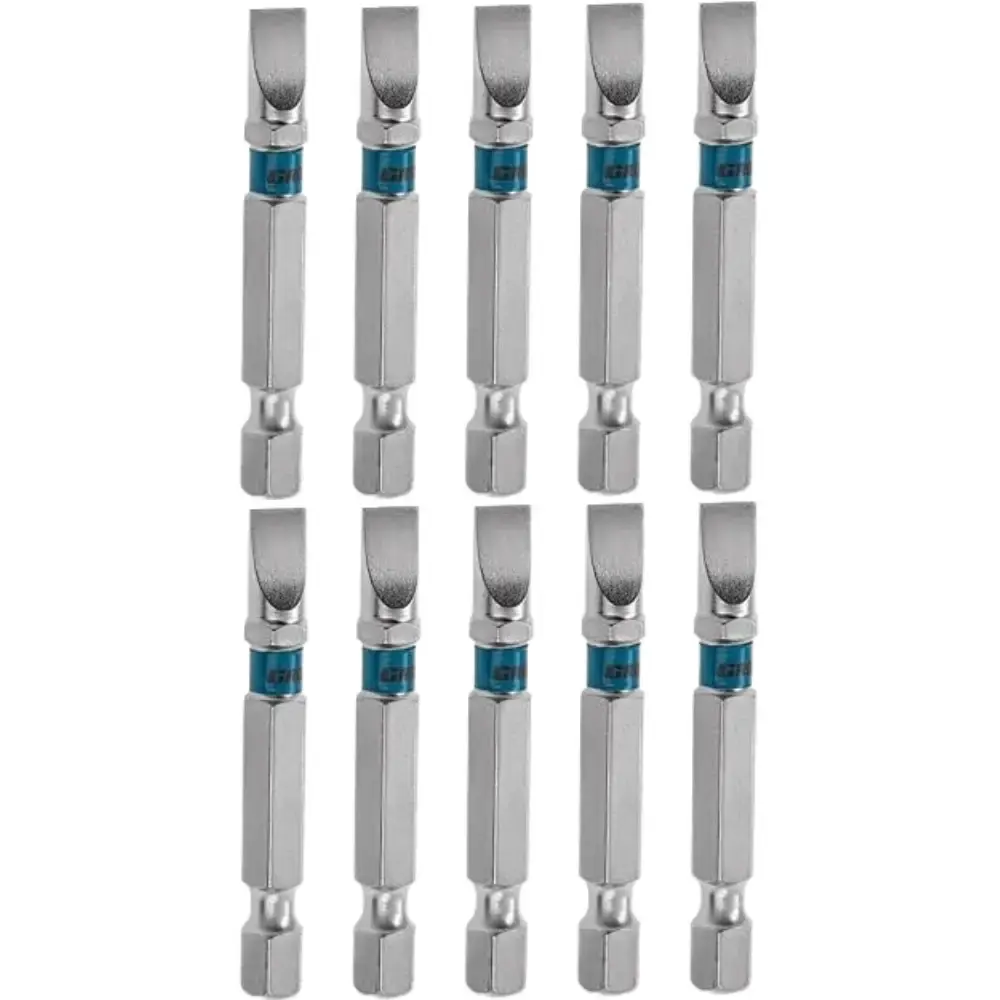 Bits de fenda 1/4 POL 50 MM N°2 com 10 unidades Gross