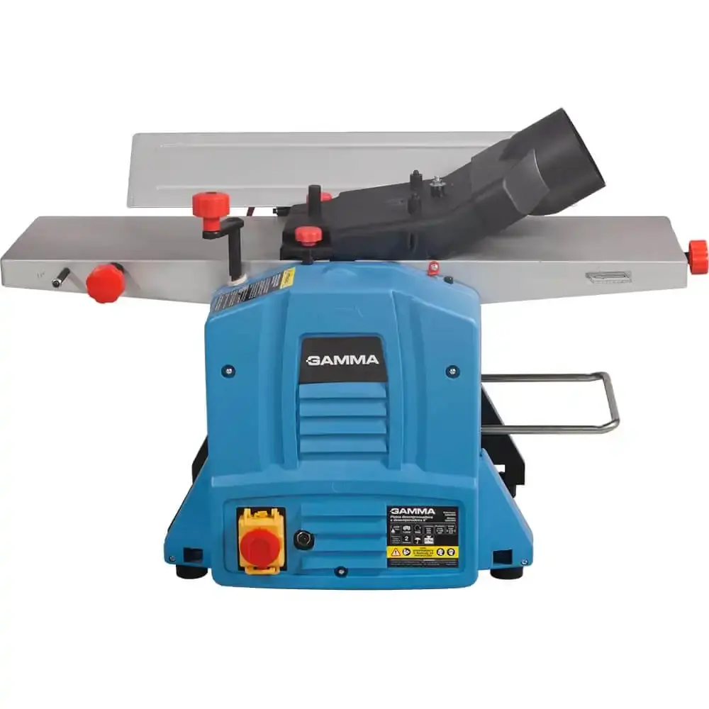 Plaina mecânica desengrossadeira e desempenadeira 8 POL 204 MM 1500W G684/BR Gamma — fotografia 3