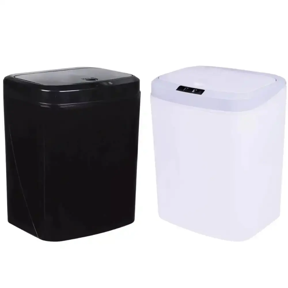 Lixeira automática sensor de aproximação 16 litros com USB Kala Branco