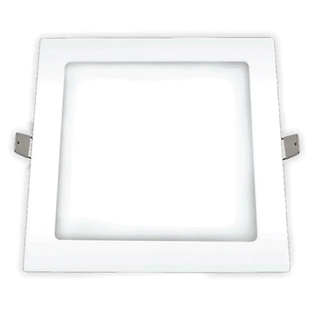 Painel led embutir 12W biv 6500K quadrado Ourolux