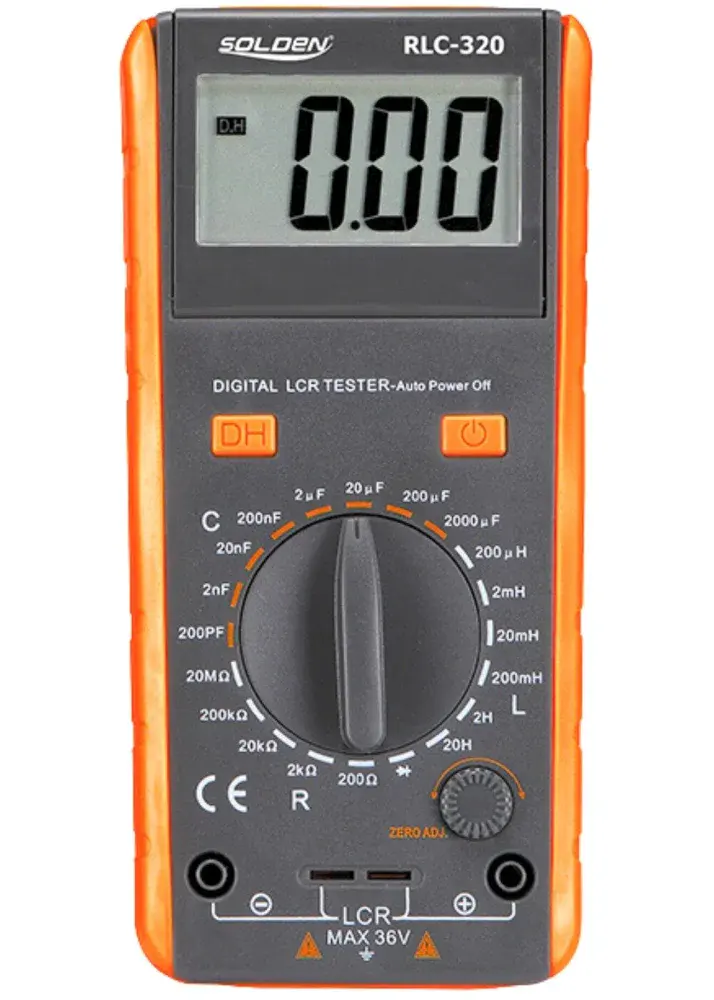 Capacímetro digital RLC-320 2000 a 20000 uf Solden