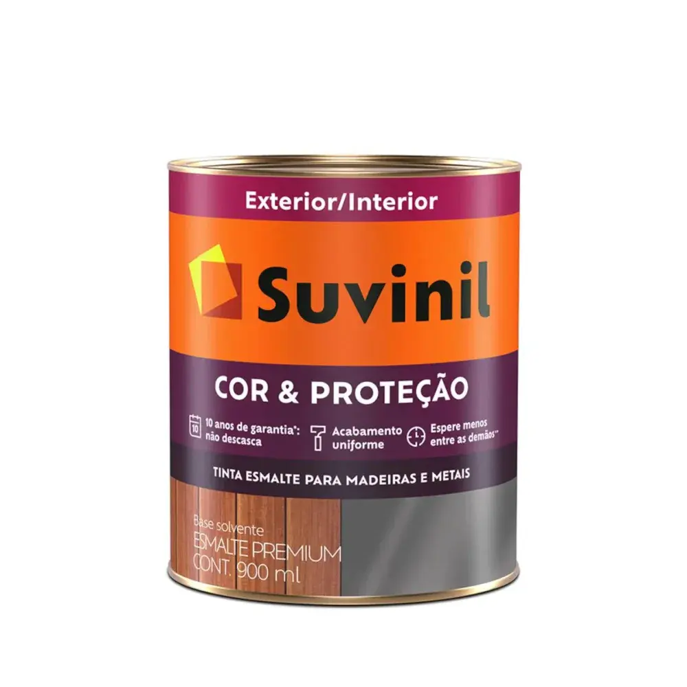 Tinta esmalte corproteção brilhante branca 900ML Suvinil — fotografia 2