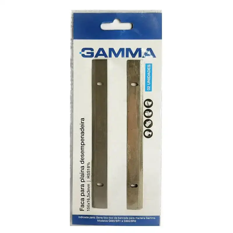 Faca para plaina desempenadeira 6 POL ACG680/BR-040 Gamma — fotografia 3