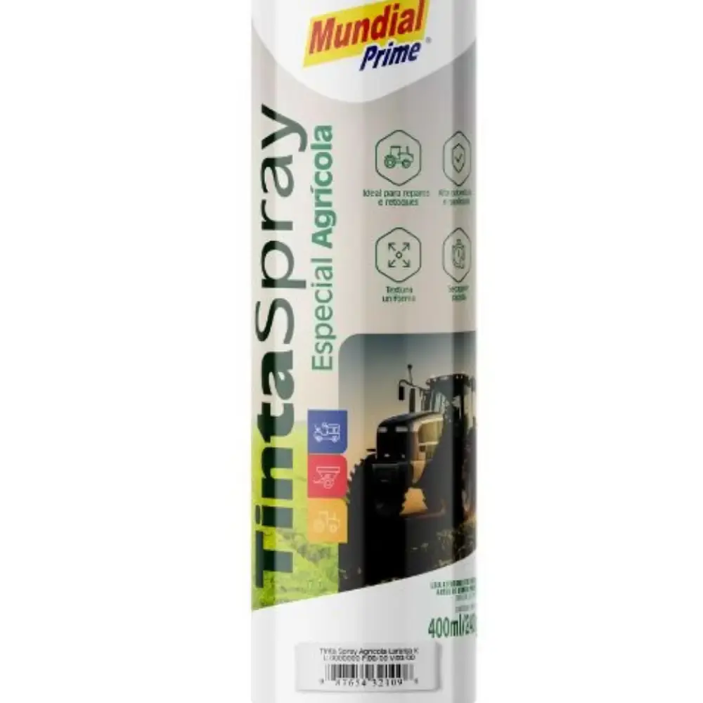 Kit 12 tintas spray agrícola 400ML laranja AE100150 mundial prime — fotografia 3
