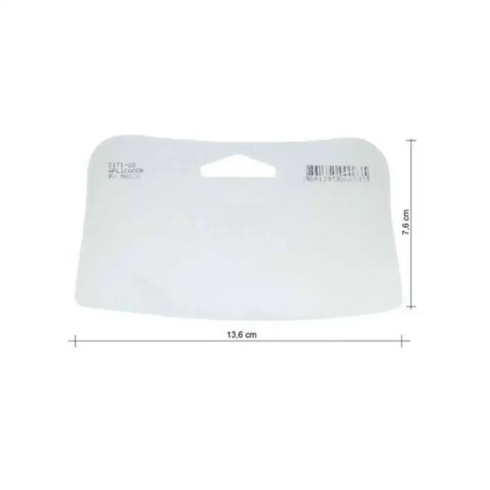 Espatula plastica 120X70MM p/ massa — fotografia 3