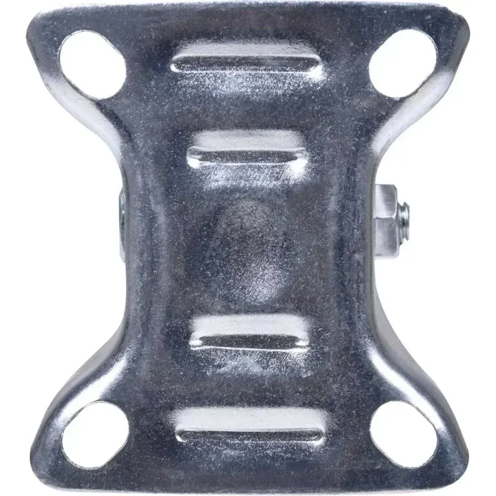 Rodízio de borracha 4 100MM fixo preto Worker — fotografia 7