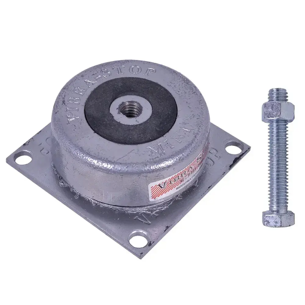 Amortecedor de impacto mini com chapa 1/2 500 kg Vibra-Stop — fotografia 6