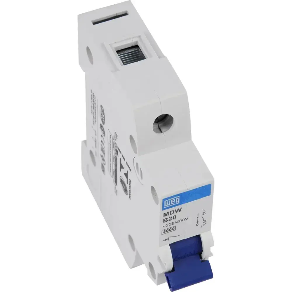 Disjuntor unipolar WEG din curva b 20A 3KA — fotografia 8