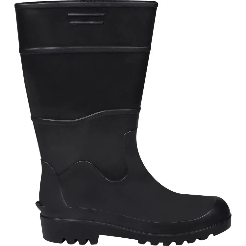 Bota pvc preta cano longo com forro N°35 Worker — fotografia 4