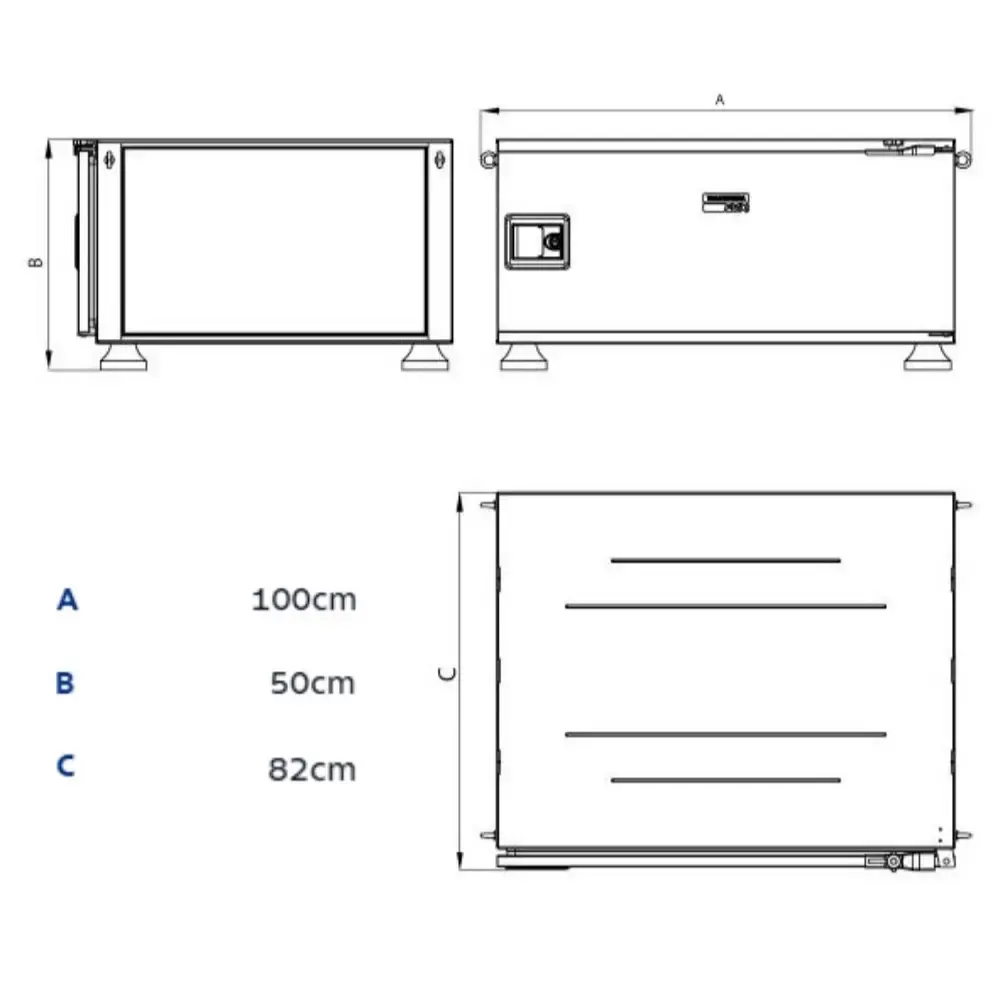 Caixa de Ferramentas PickupBox 50 x 100 x 82 CM com 230 Peças TRAMONTINA — fotografia 7