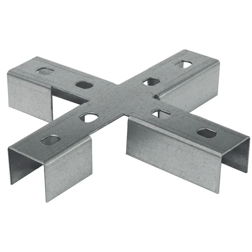 Emenda interna tipo x 38X38MM Perfil líder