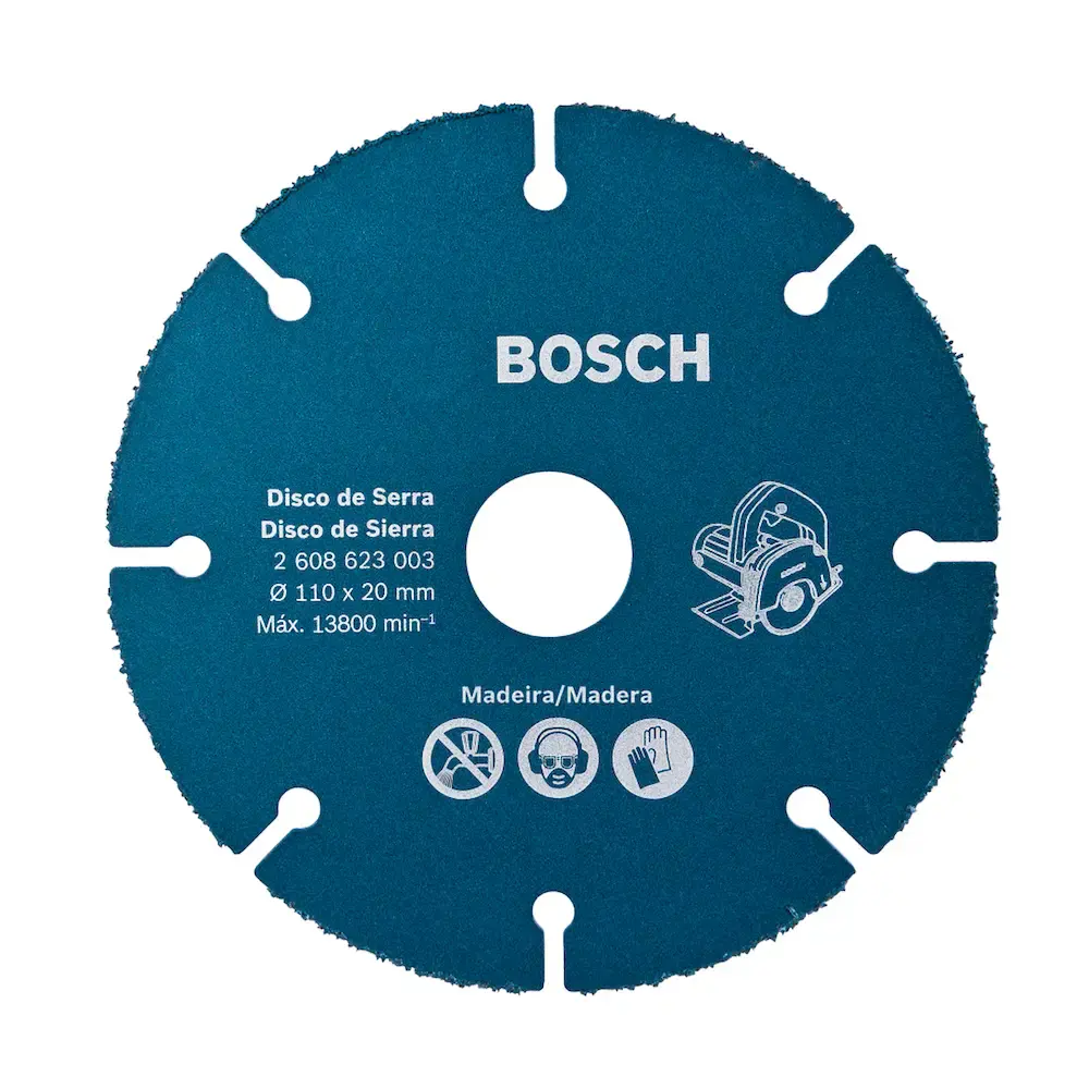 Disco de corte para serra mármore para madeira 110MM Bosch — fotografia de referência