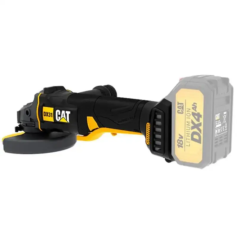 Esmerilhadeira angular 5 POL à bateria brushless 18V sem bateria e carregador DX31B CAT — fotografia 4