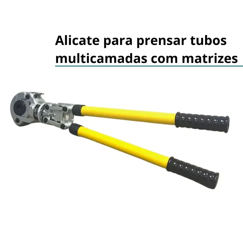 Alicate de Prensar Tubo com Matrizes 16 a 32 mm IMPORTWAY — fotografia 3