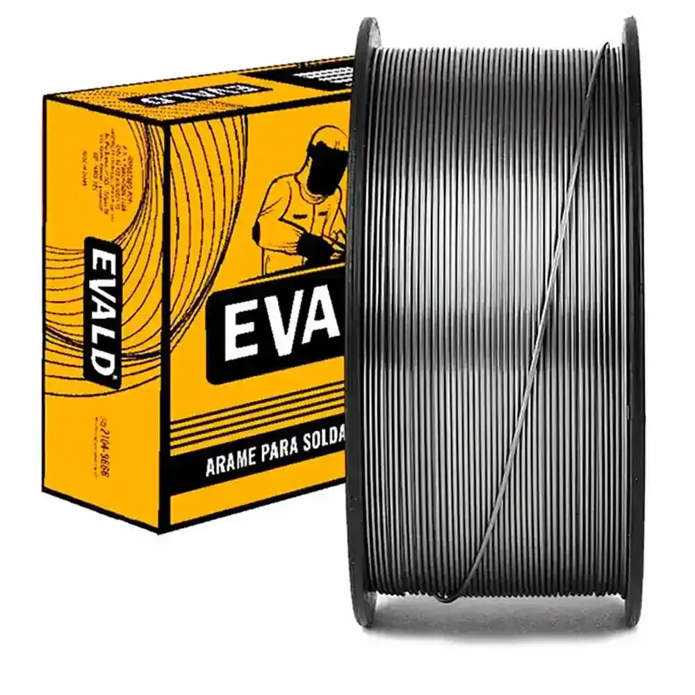 Arame para solda MIG 0.8MM rolo com 1 KG sem gás com fluxo flux core E71T1-GS — fotografia 4