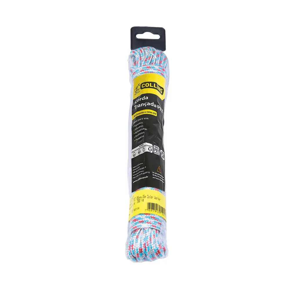 Corda pet trançada 15M/ 6MM Collins — fotografia de referência