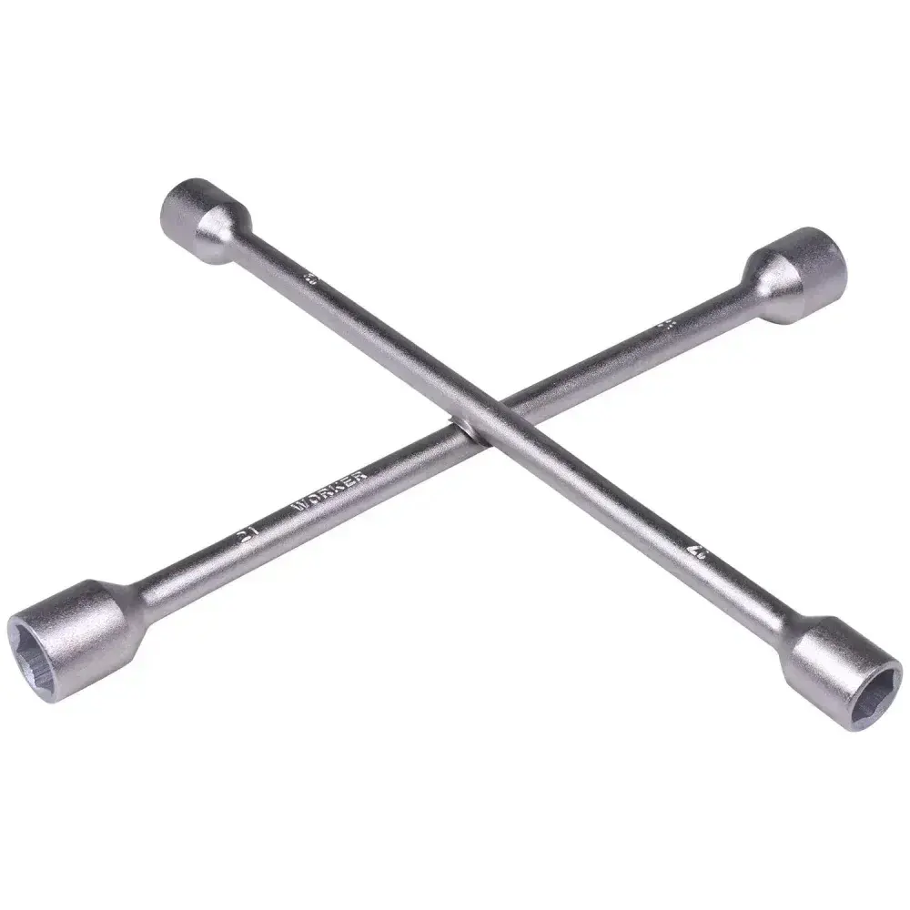Chave de roda tipo cruz 17X19X21X23MM Worker — fotografia 7