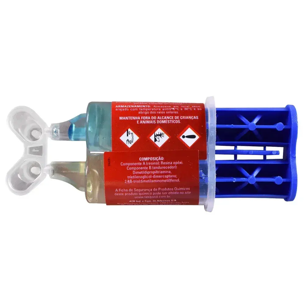 Adesivo hobby Araldite com seringa blister 6G tekbond — fotografia 8