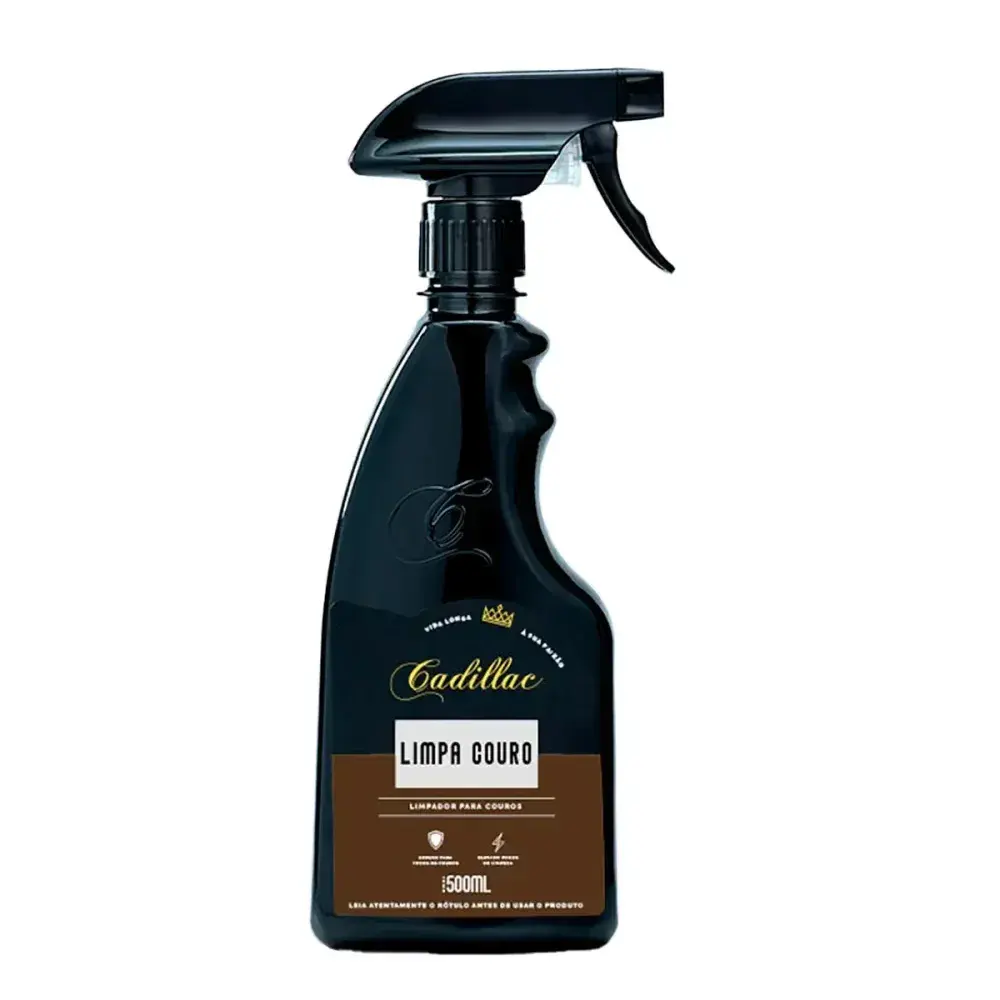 Limpador para couros limpa couros spray 500ML Cadillac — fotografia 2