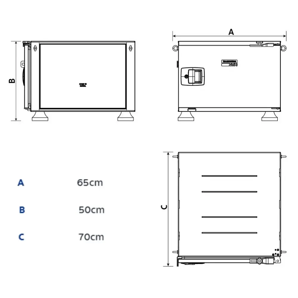 Caixa de Ferramentas PickupBox 50 x 65 x 70 CM com 149 Peças TRAMONTINA — fotografia 6