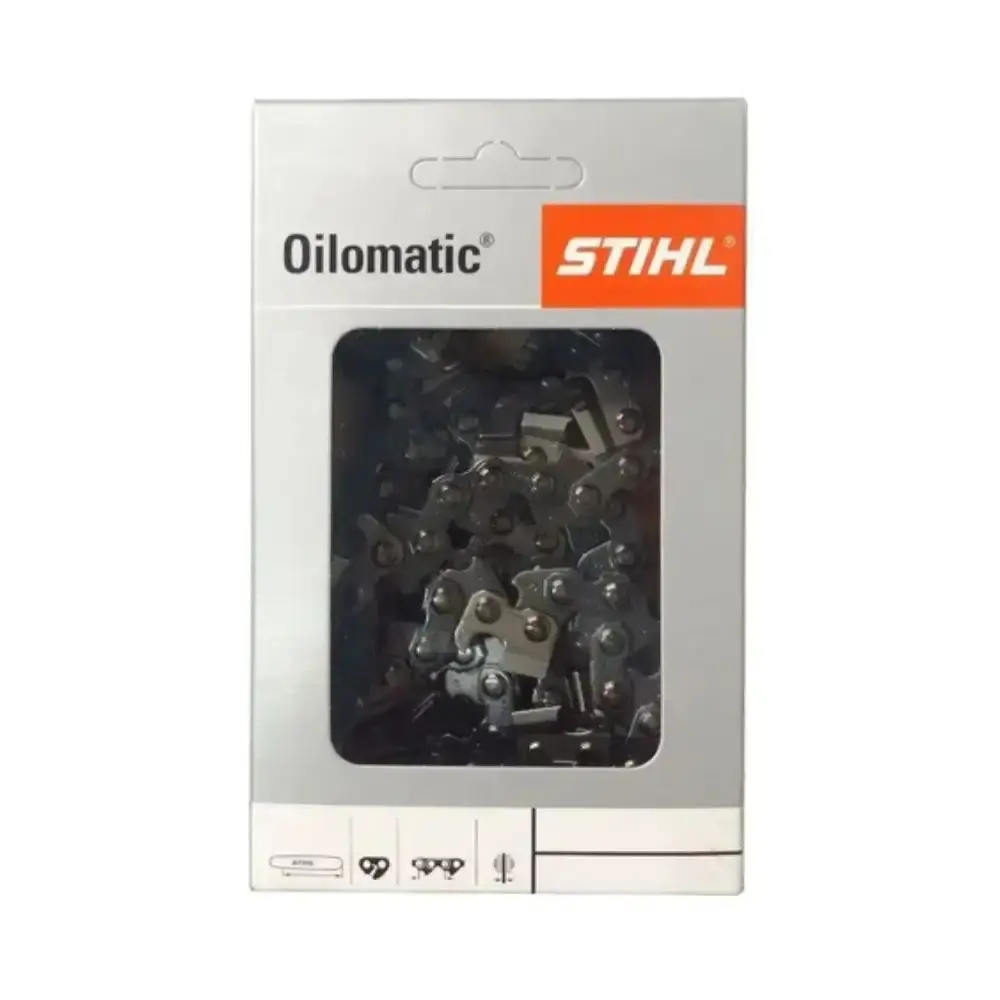 Corrente 30 dentes original para motosserra stihl 08 s — fotografia de referência