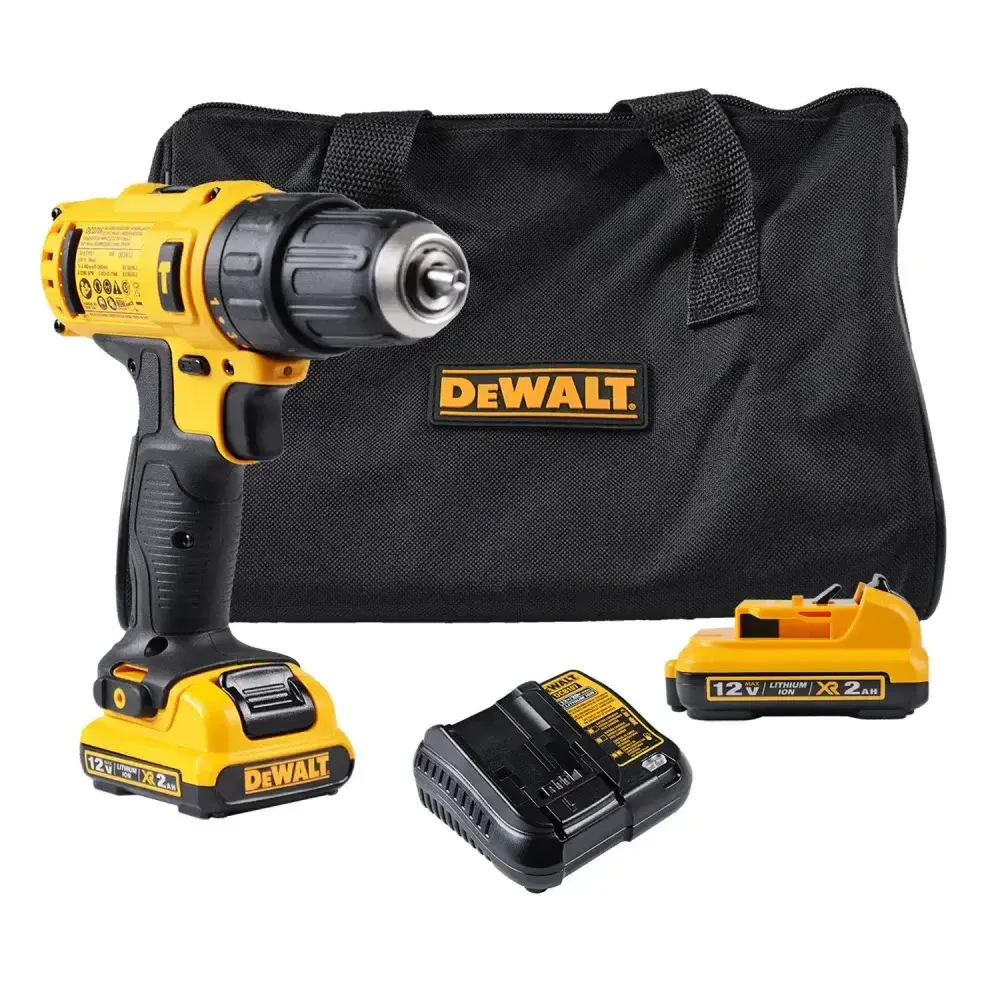 Parafusadeira furadeira impacto bateria 3/8” 12V bivolt Dewalt — fotografia 6