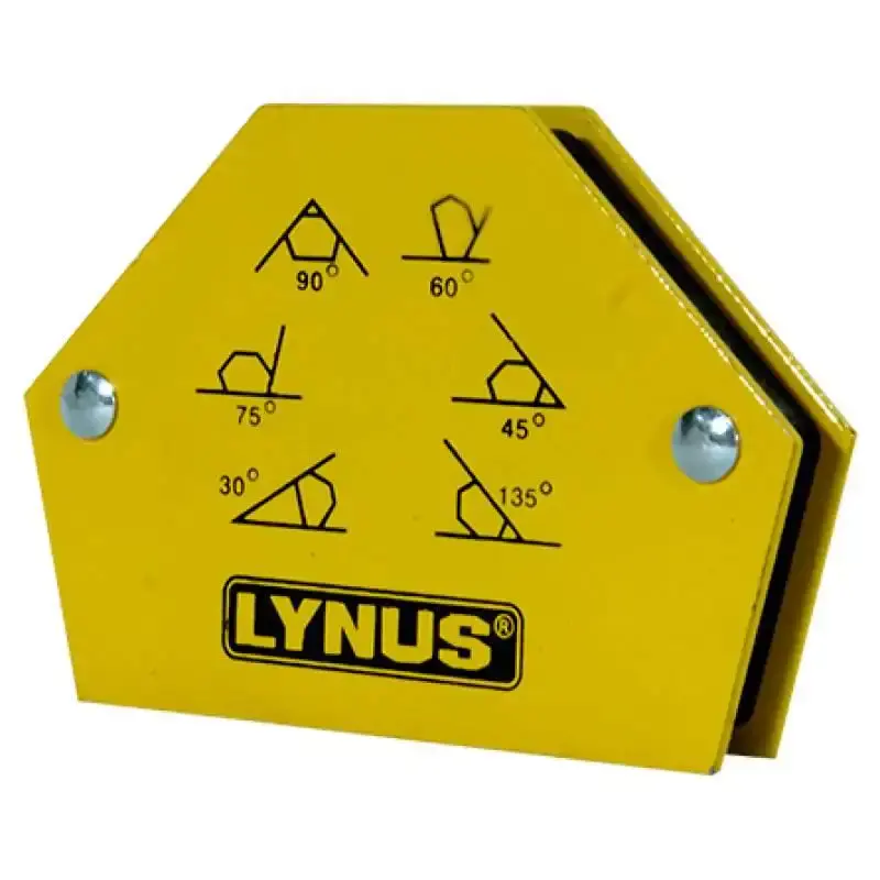 Esquadro magnético hexagonal para soldador 12 KG EML-12A Lynus — fotografia 2