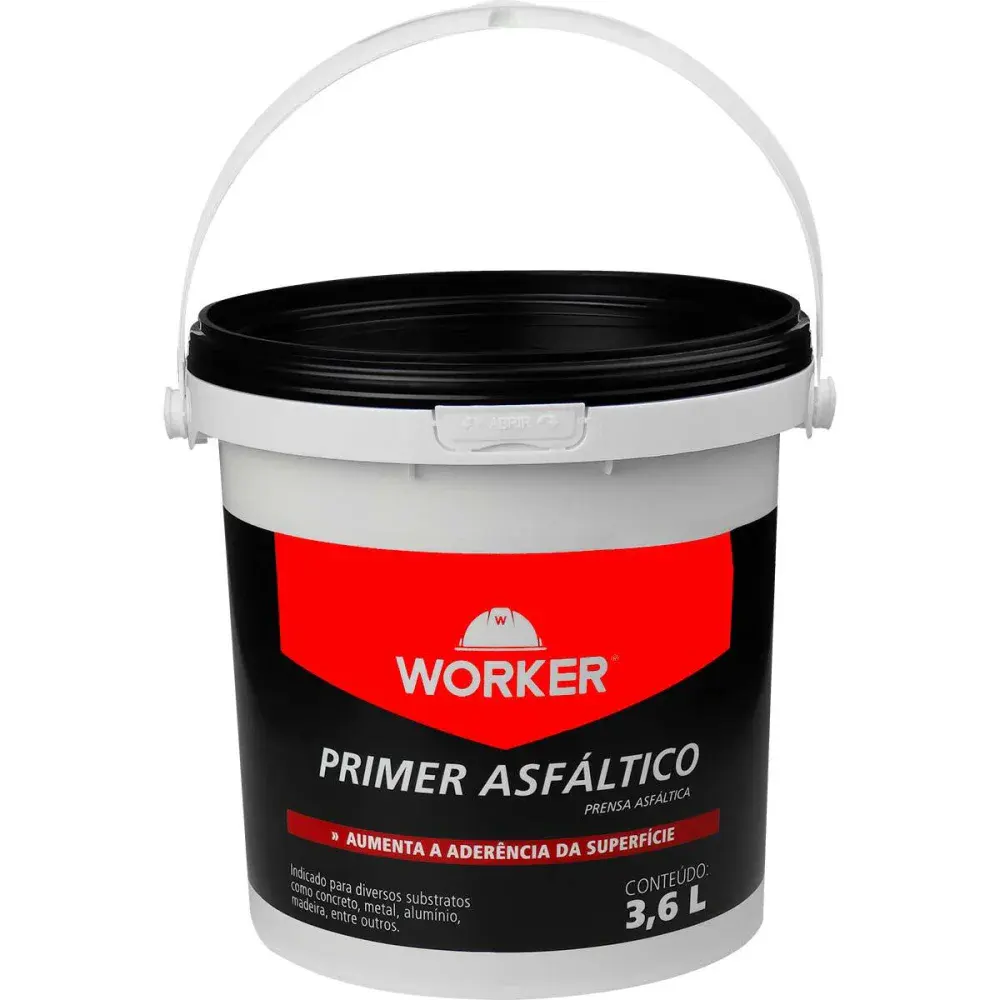 Impermeabilizante primer asfáltico 3,6L Worker — fotografia de referência