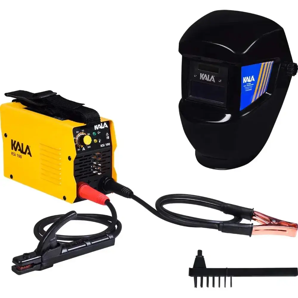 Kit inversora de solda com máscara auto escurecimento 220V Kala — fotografia 6