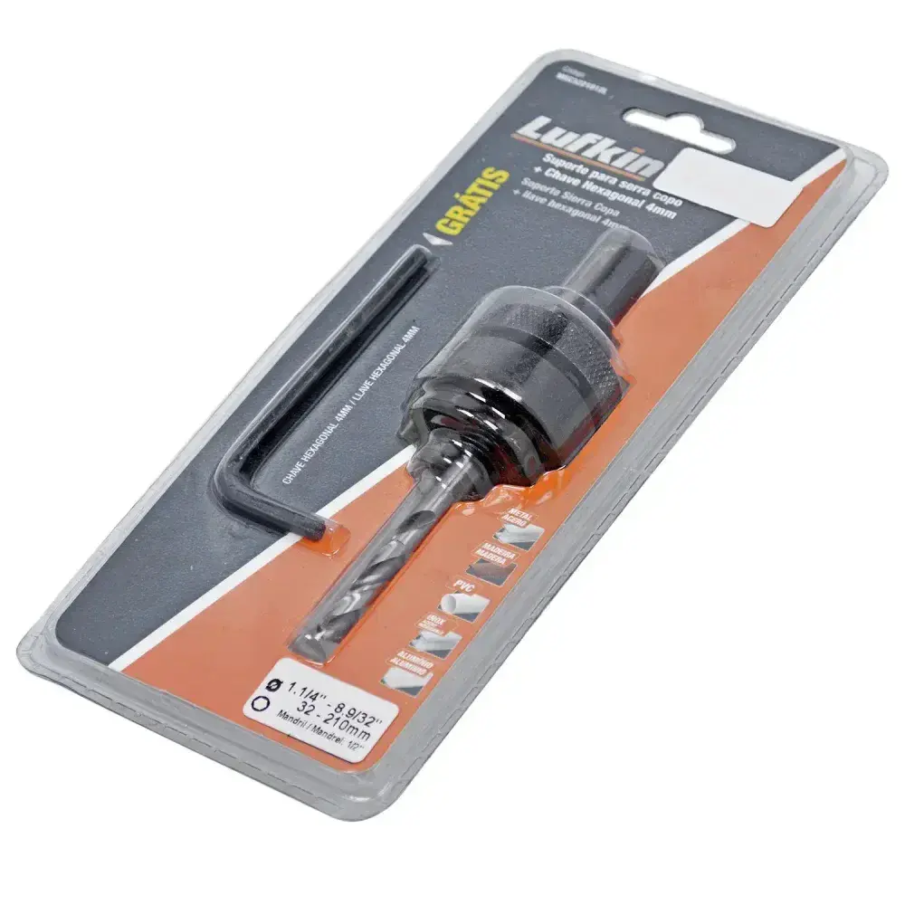 Suporte para serra copo 32 a 114MM 1/2 MSC3221012L Lufkin — fotografia 4