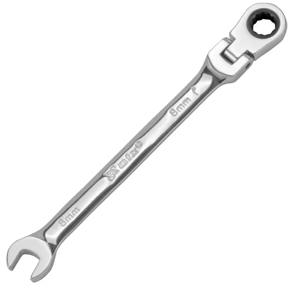 Chave combinada com catraca 8.0 MM reversível articulada móvel 148609 MTX