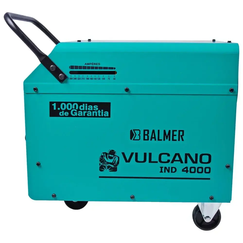Máquina de solda vulcano ind 4000 270A 77V bifásico Balmer — fotografia 7