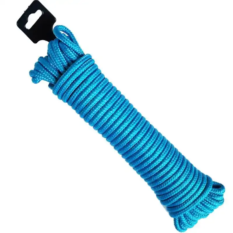 Corda de Seda Poliéster Trançada 8 MM x 15 Metros - Várias Cores - ARTEPLAS