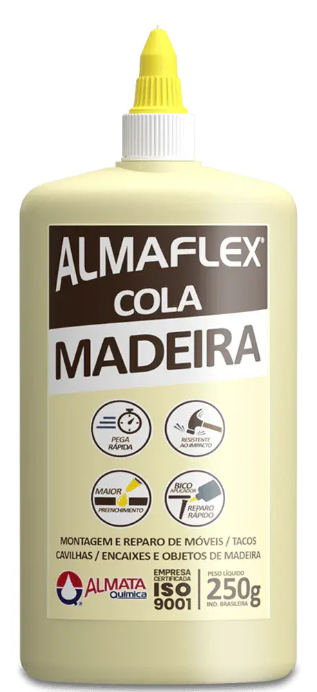 Adesivo cola madeira 250G Almata