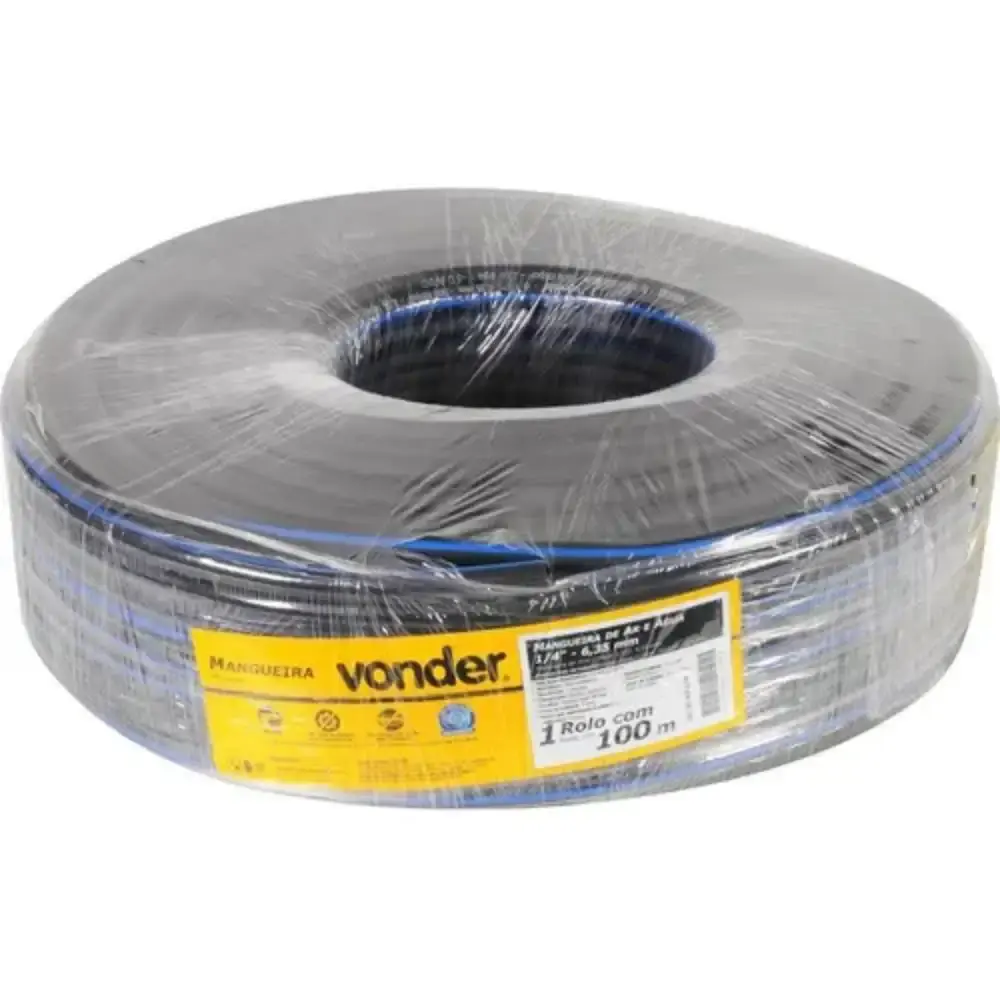 Mangueira para ar e água 1/4 polegada 6,3 milímetros 300 lbf/pol² Vonder — fotografia 4