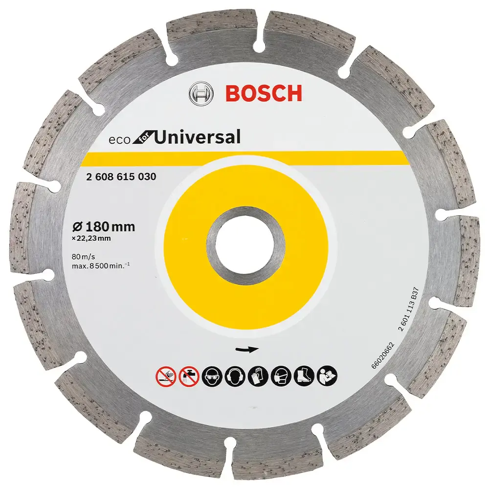 Disco Diamantado Segmentado 7 POL x 22 mm 2608615030000 BOSCH — fotografia de referência